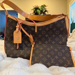 Louis Vuitton Dark Brown Monogram Shoulder Bag